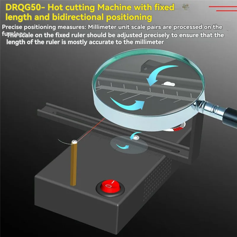 A72U Small Handmade Hair Accessories Ribbon Cutter Cotton Ribbon Trimmer With Fan Exhaust EU Plug