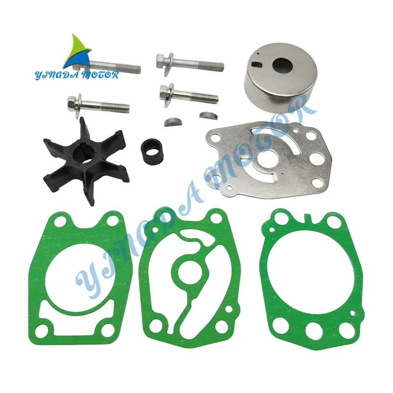 

High-quality Water Pump Impeller Repair Kit 6F5-W0078 For Yamaha 2 Stroke 40HP C40 Outboard 679 6F5-W0078-A0 6F5-44352-A0
