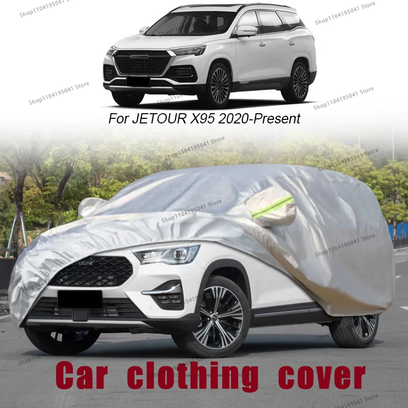 

For JETOUR X95 Full Car Cover Rain Frost Snow Car protective cover ,UV protection,Car paint protection