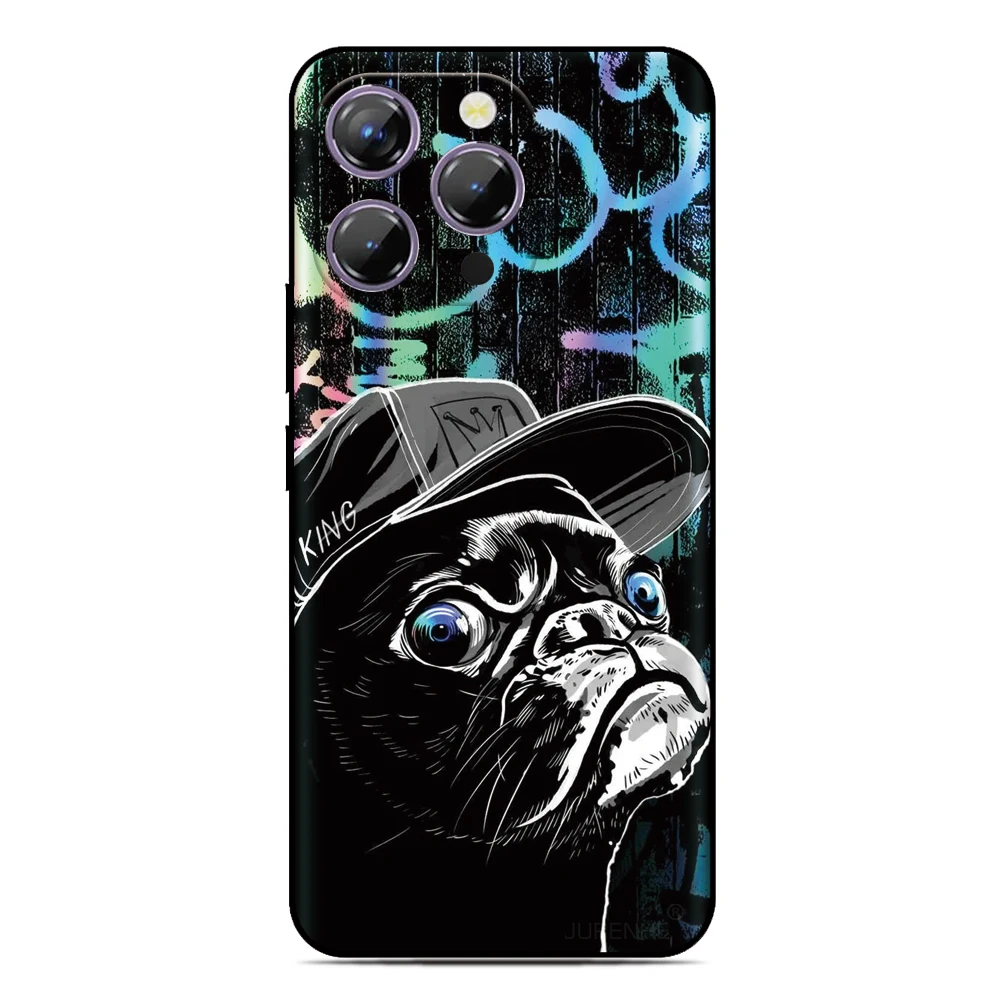 الصلصال جرو الكلب غطاء ل LG الجناح المخملية K22 K61 K50 K51s K52 K20 K40 Q6 Q7 Stylo 5 6 G8X G6 G7 G8 V40 V50 V60 ThinQ جراب هاتف #3