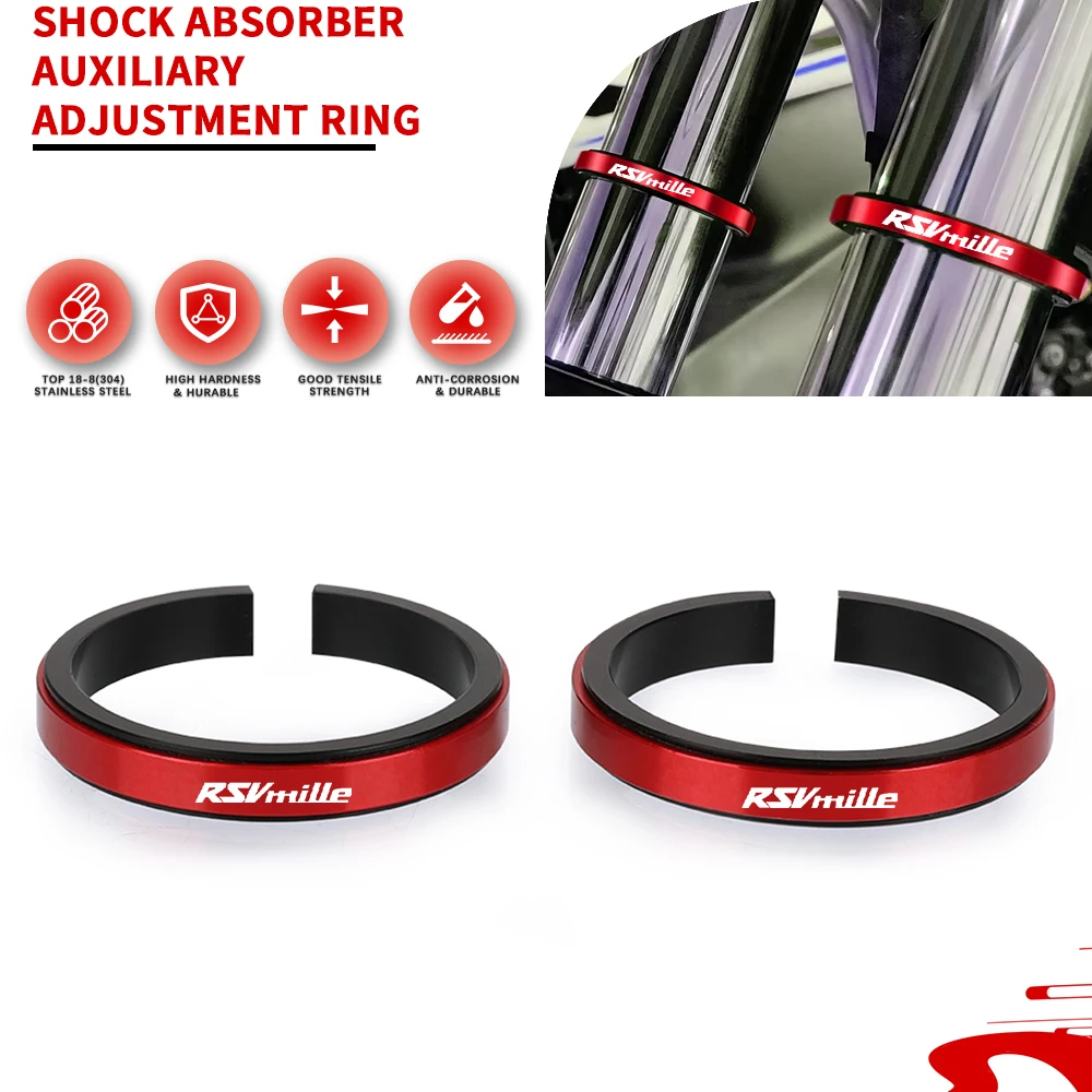 30–50 mm Vorderradaufhängungen für Aprilia RSV 1000 Tuono/MILLE/R SL1000 Falco Motorrad-Stoßdämpferring, Hilfseinstellung