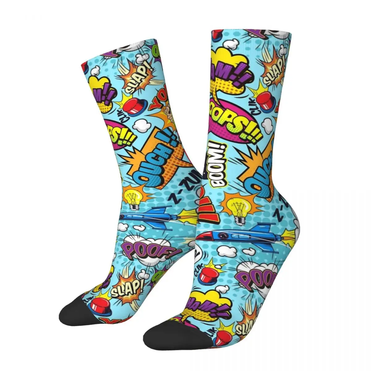 

Comic Elements Socks Men Women Fashion Socks Hip Hop Spring Summer Autumn Winter Socks Gift