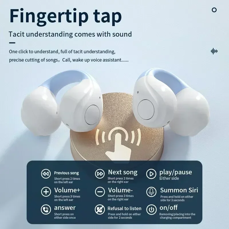 

Wireless Bluetooth Earphone U3 5.3 With Charging Bin Display Touch Control Headphones Outdoor Sports Headset Earbuds for Music