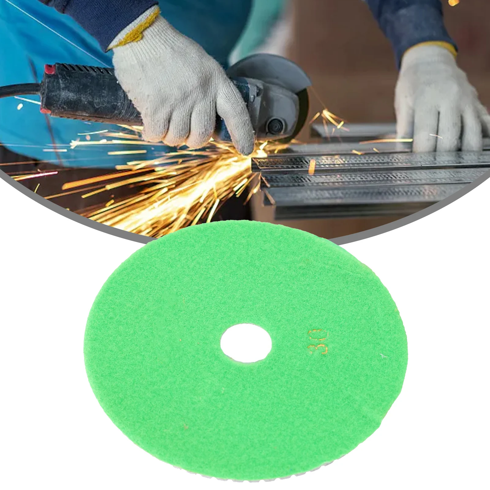 

150mm 6 Inch Resin Emery Polishing For Pads for Granite Marble Limestone Concrete Floor Polishing and Restoration Tasks