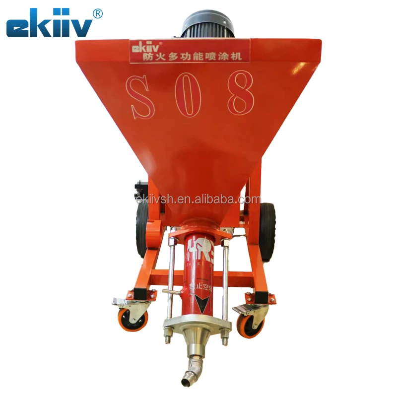 Wall Real Stone Paint Spraying Machine Crack Resistant Mortar Putty Thick Paste Fireproof Coating Integrated Texture Sprayer
