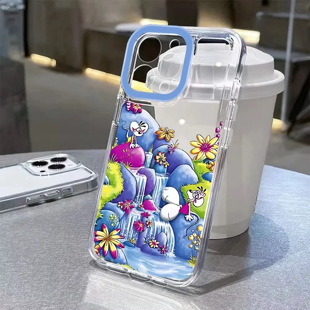 New Cartoon Diddls Mouses Phone Case for Infinix Hot 10 20 30i 50 60 Pro Plus Play 4G 5G Transparent Soft TPU Back Cover - view 2