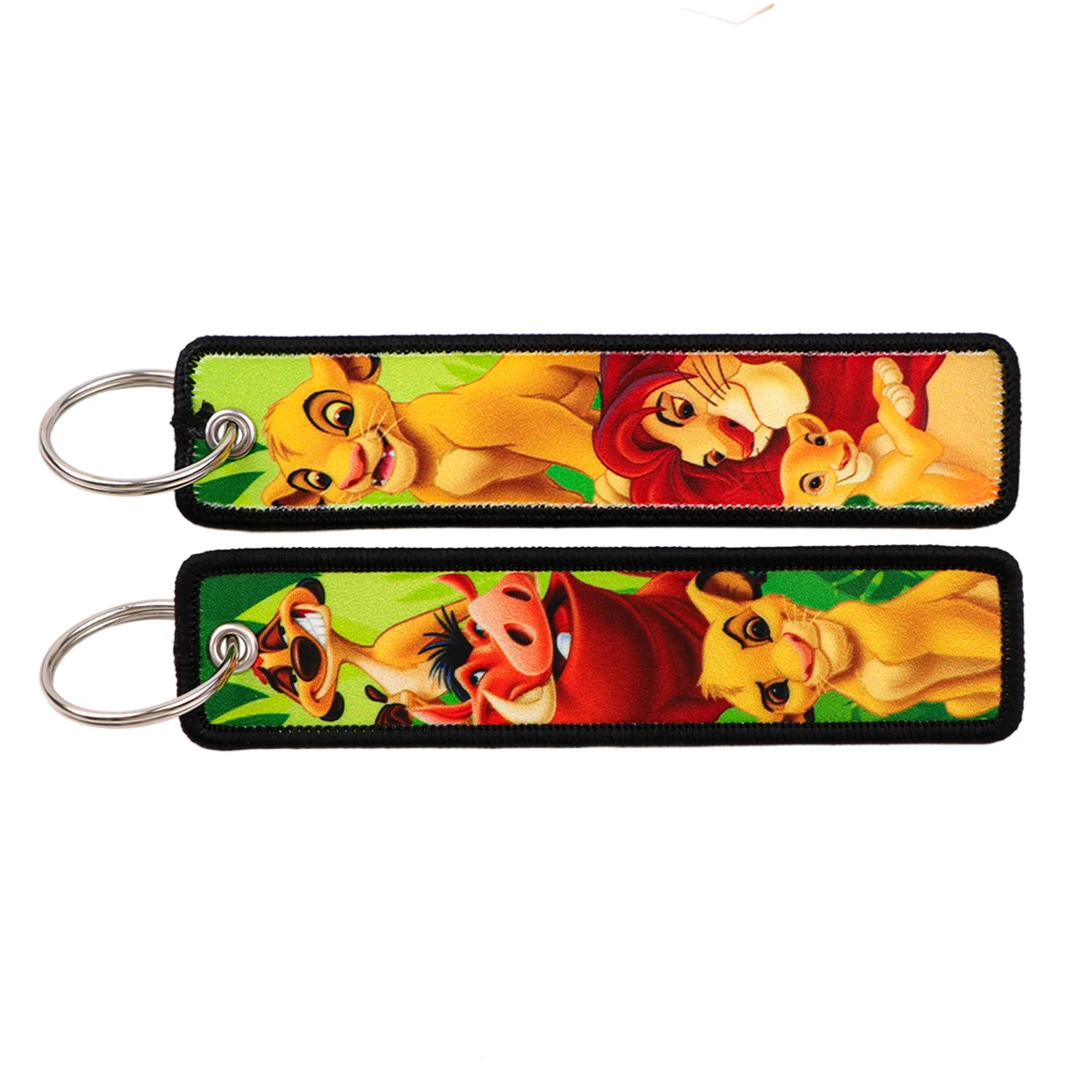 مضحك الساحرة التطريز مفتاح Fobs الكرتون الأميرة مفتاح العلامات المفاتيح للدراجات النارية سيارات مفتاح حامل أنيمي مجوهرات هدايا تشافيرو