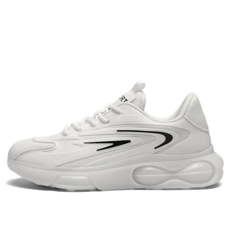 Chunky tênis masculino feminino capa inferior sapatos moda casual malha de couro respirável aumentado sapatos de plataforma plana interna