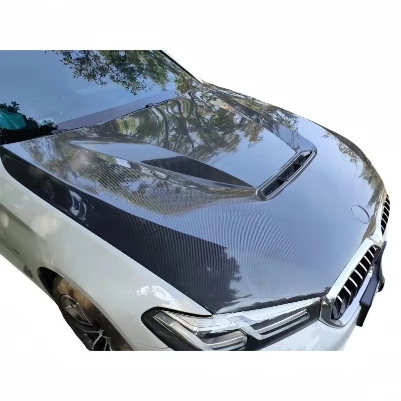 

New Carbon Fiber CS Style Hood Body Kit for 5 Series 525iG30 Front & Rear Bumper Automobile Parts