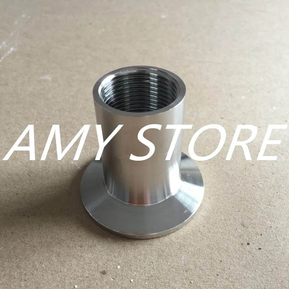 

3/4" DN20 Sanitary Female BSPP Threaded Pipe Fitting Fits TRI CLAMP (OD 50.5mm) SS304