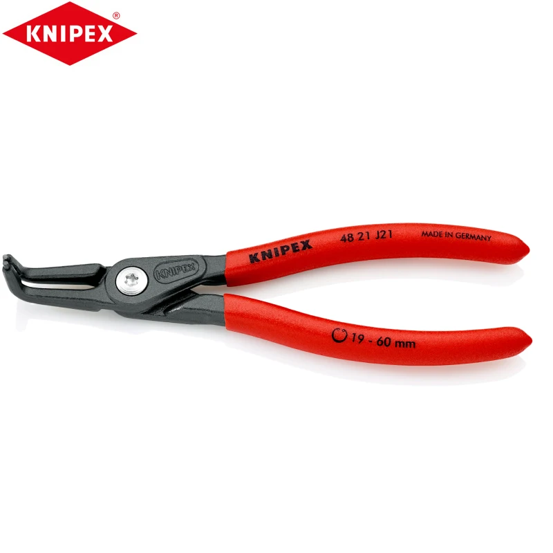 KNIPEX 48 21 J21 Precision Internal Circlip Pmbedded Clamp Head Spiral Articulation Precision Zero Clearance Operation