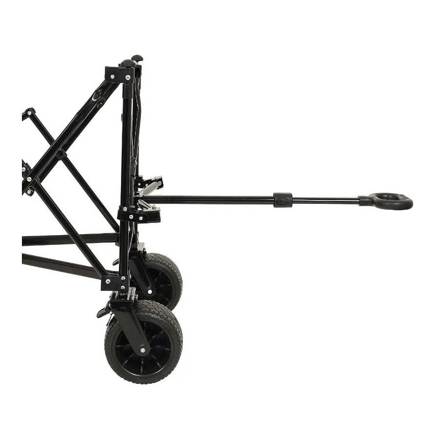 折りたたみ式拡張ワゴン、耐荷重480ポンド、頑丈な折りたたみ式ユーティリティガーデンカート、大型オールテレインタイヤ付き