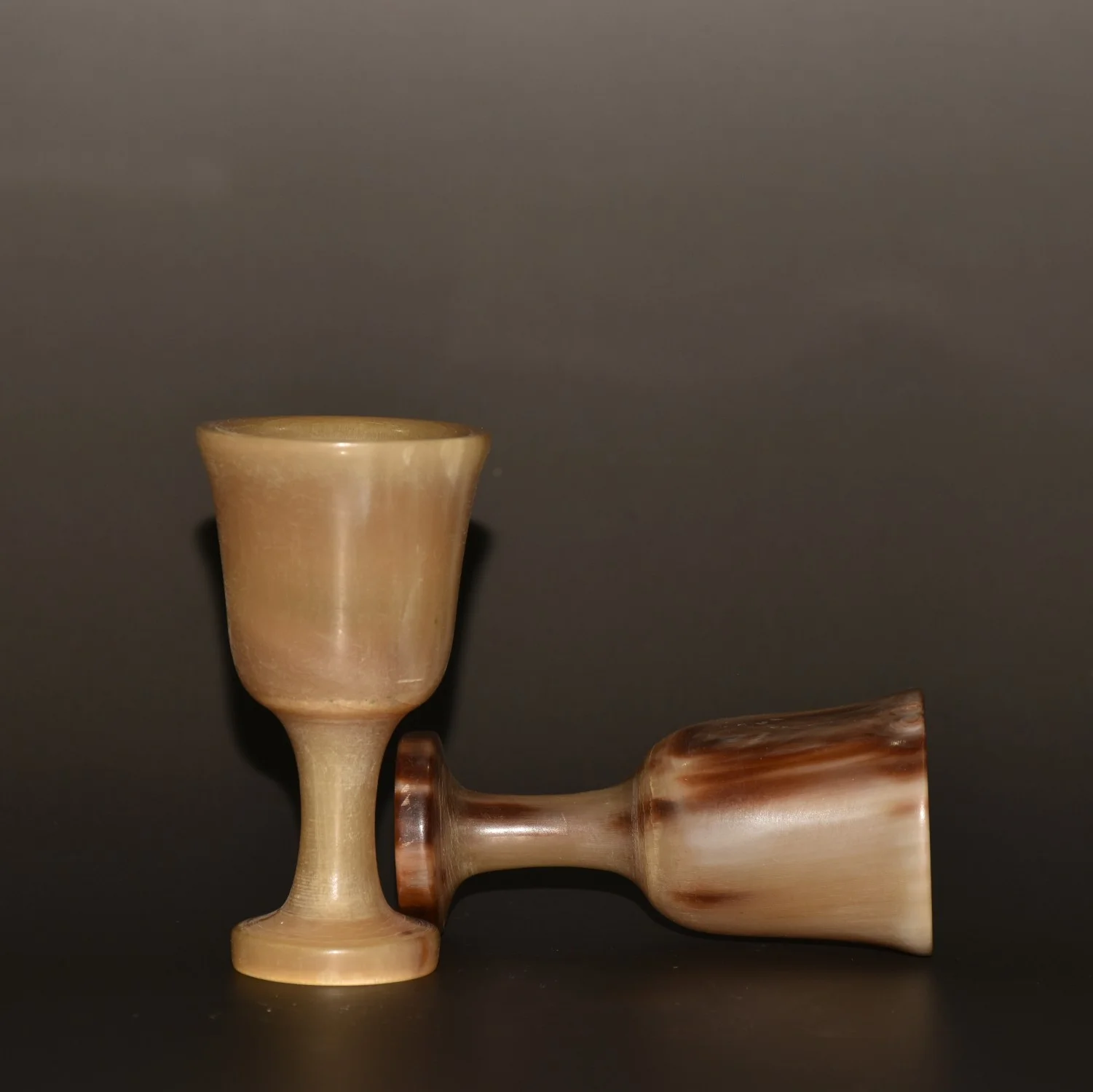 A Pair of Exquisite Collection Cups Good Cow Horn Wine Glasses Home Decor