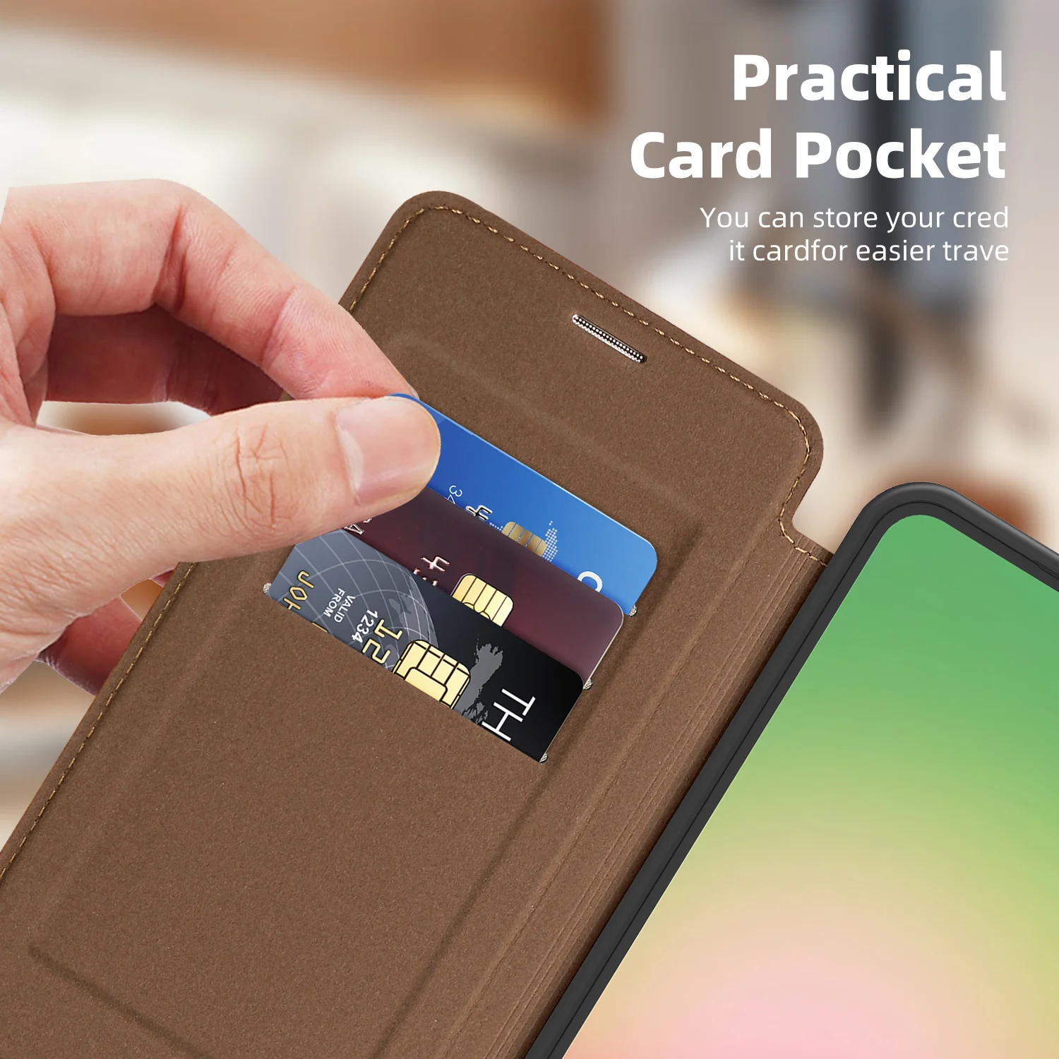 Роскошный кожаный чехол-флип с – обзор и цена Phone Accessories Hippers