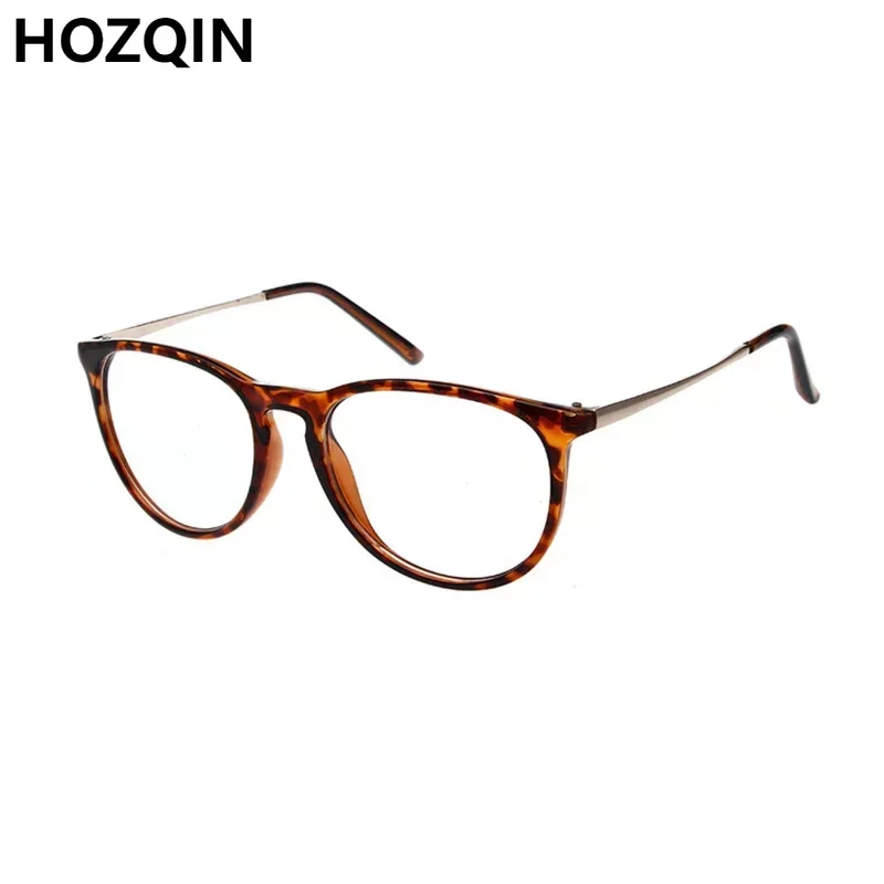 Women Men Transparent Glasses Myopia Reading Glasses Frame Students Prescription Eyeglasses Frame Electroplate Legs Custom Lens