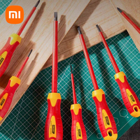 Xiaomi DELI Insulated Phillips Slotted Screwdriver 1000V Electrician Screwdrivers Repair Tool Screw Driver Tool with MagneticTip