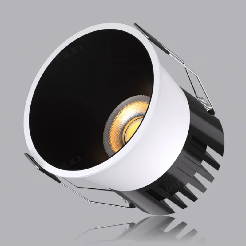 Extremely narrow anti-glare 60mm recessed dimmable LED lighting for the living room, small hill series 35, 55, 75MM hole drilled
