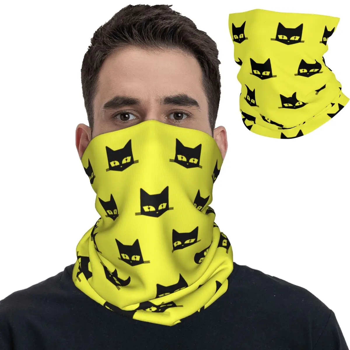 SEV Marchal Cat Bandana Neck Gaiter Motorsport Racing Drifting Mask Scarf Multifunctional Face Mask Cycling Adult Breathable