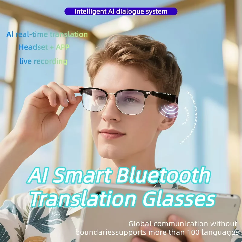 

GY600 AI smart Bluetooth sunglasses with multifunctional camera Bluetooth calling music player and translation glasses