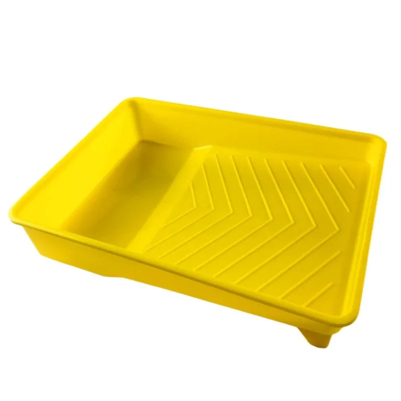 AB66-Paint Brush Tray Set With Universal Edger-Versatile For Wall Painting-Flat Brush Kit Included