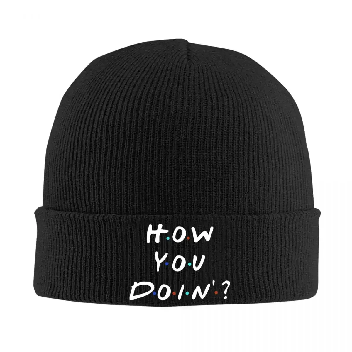 How You Doin Friends TV Show Knitted Hat Beanie Winter Hat Warm Acrylic Hip Hop Cap for Men Women Gift