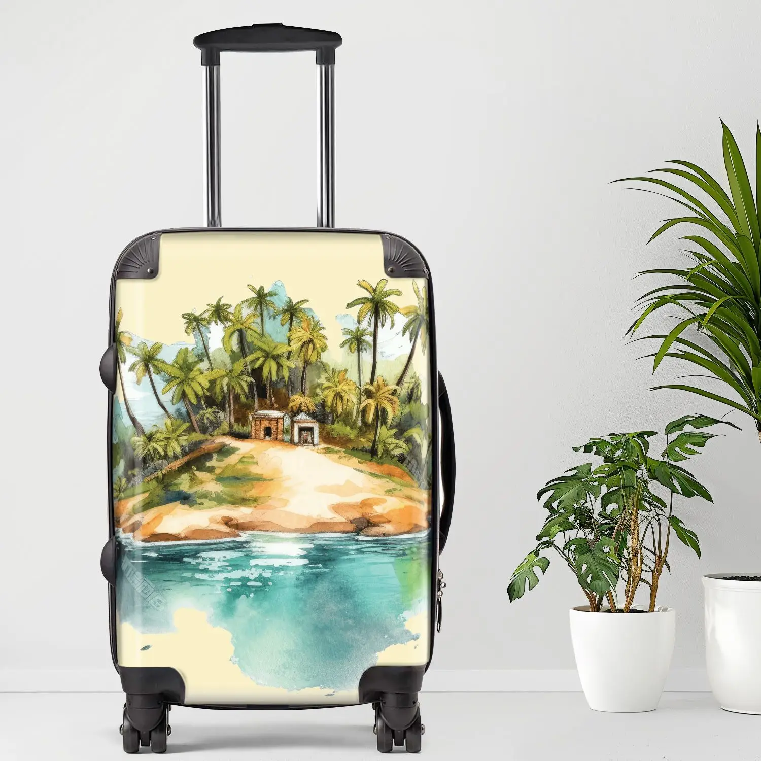 

Island4 Luggage, 20/24/28 Inch Luggage, Carry-On, Custom Luggage, Luggage Set, Suitcase, Travel, Vacation, Cabin Suitcase, Custo