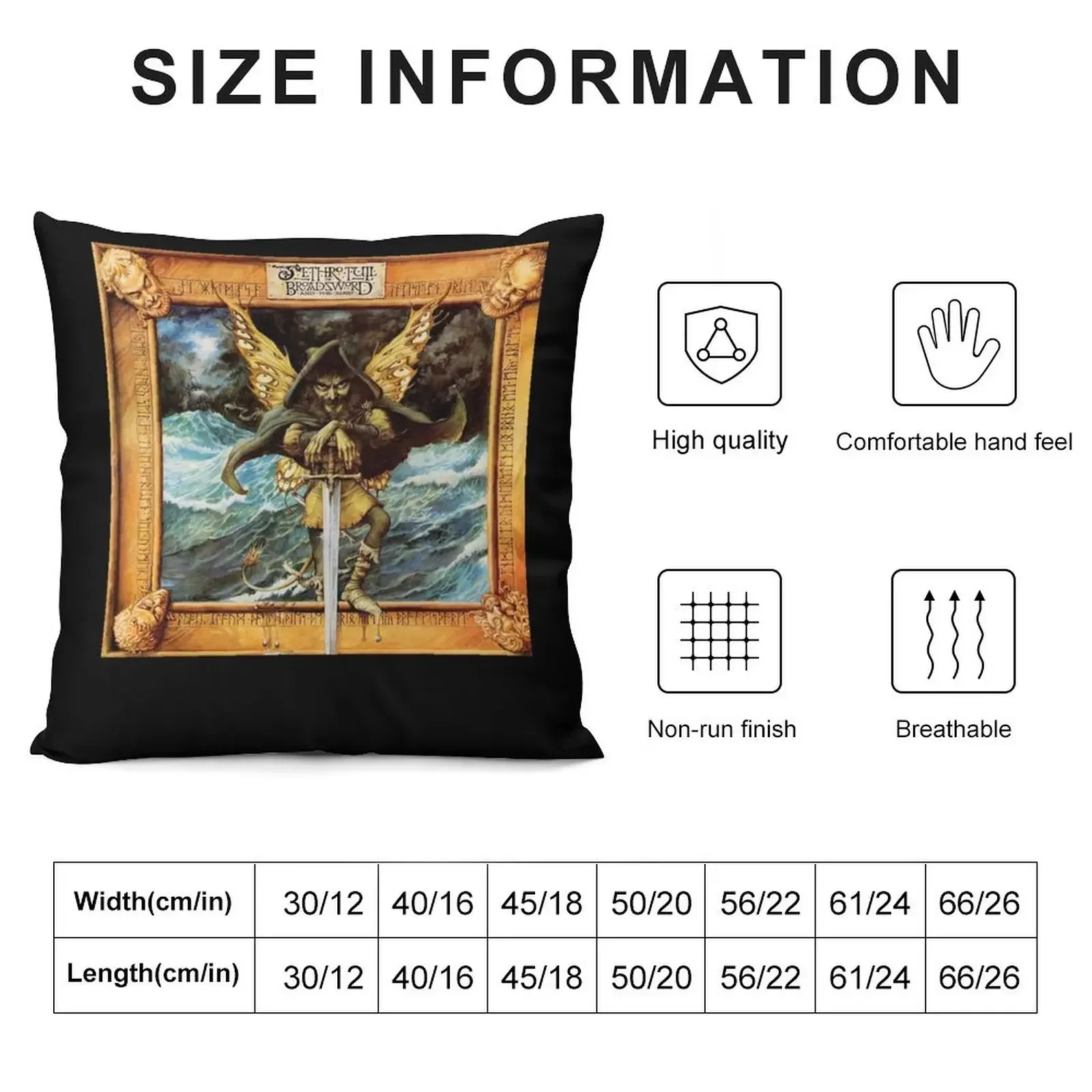 sword jethro tull 2020 sudahlah Essential T-Shirt Throw Pillow Luxury Sofa Cushions christmas decorations 2025 pillow