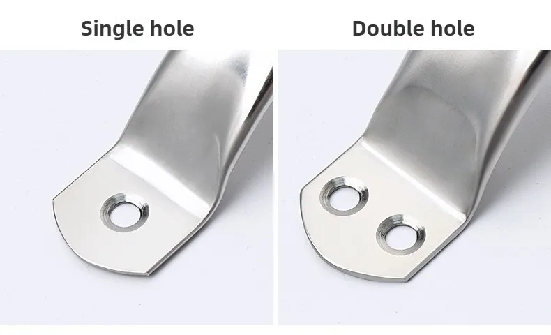 2/4/6 Stück Edelstahl-Türgriffe Schrankknöpfe Silber Schubladenknöpfe Küchenschrankgriffe 78mm 95mm 105mm 128mm im antiken Stil – Detail 4