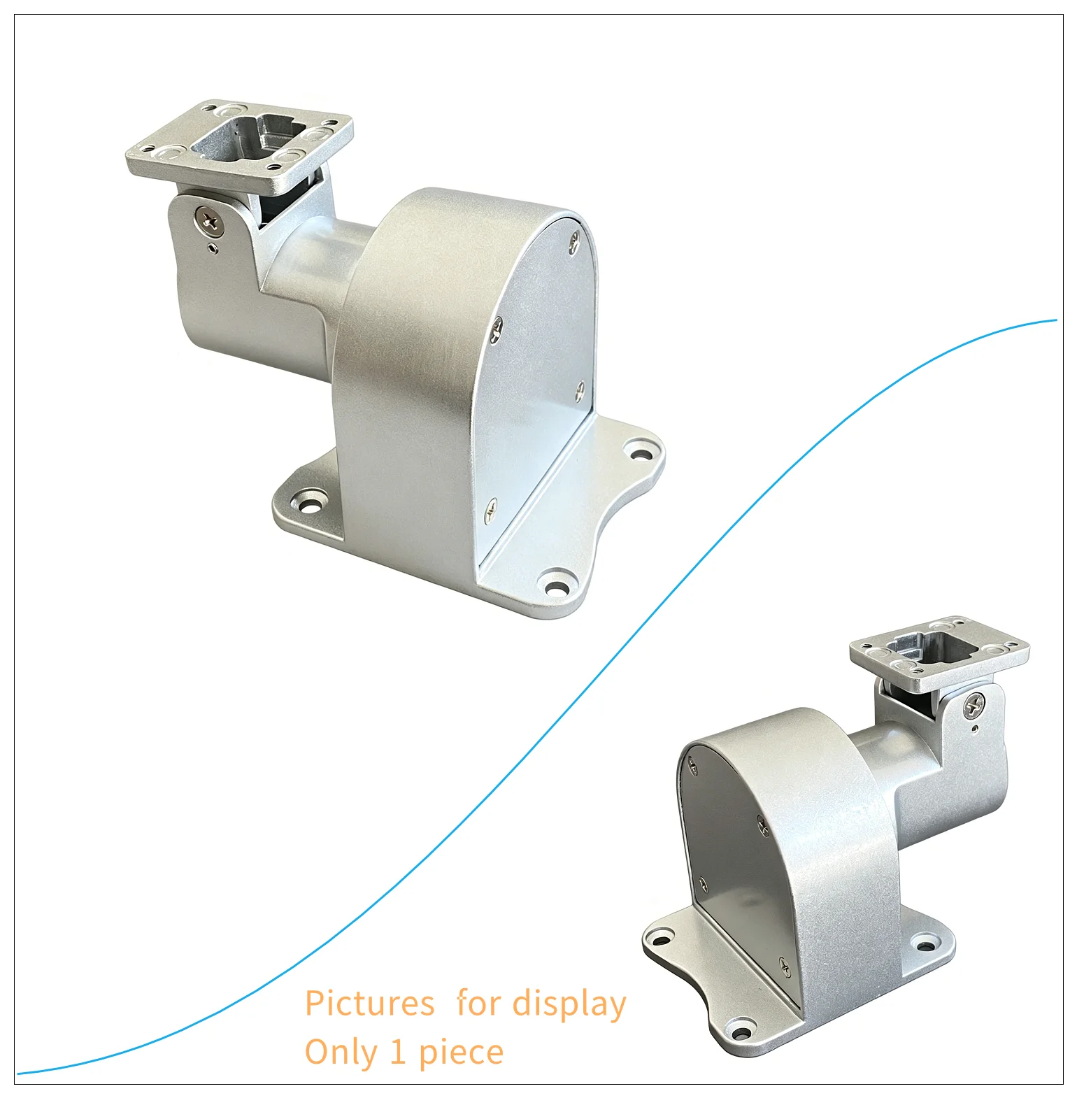 Universal Multi‑Directional Adjustable Steering Mount Bracket for Facial Recognition Access Control Devices