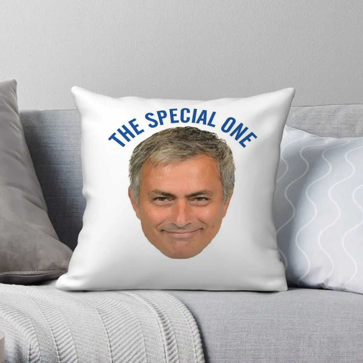 Jose Mourinho The Special One Square Pillowcase Polyester Linen Velvet Creative Zip Decor Sofa Cushion Cover