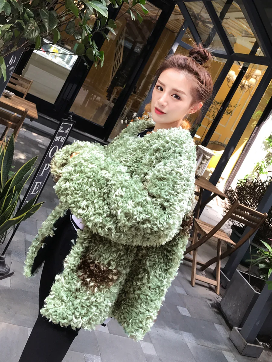 

Верхние пальто из искусственного меха, женские осенние пальто большого размера с поясом на спине, милые женские куртки в стиле панк Abrigos с завязками на стойке, с несколькими пуговицами