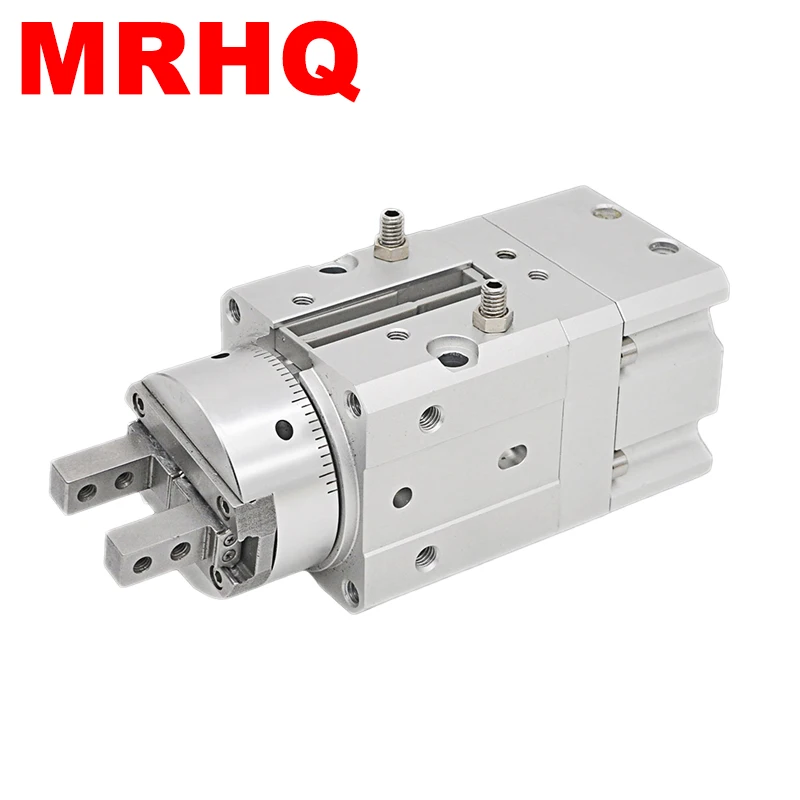 MRHQ16 MRHQ20 MRHQ25 Draaiaandrijvingen Luchtgrijpers Hoekige lucht Pneumatische cilinder Zuigerklauw MRHQ10D-90S-N MRHQ16D-90S-N - afbeelding 2