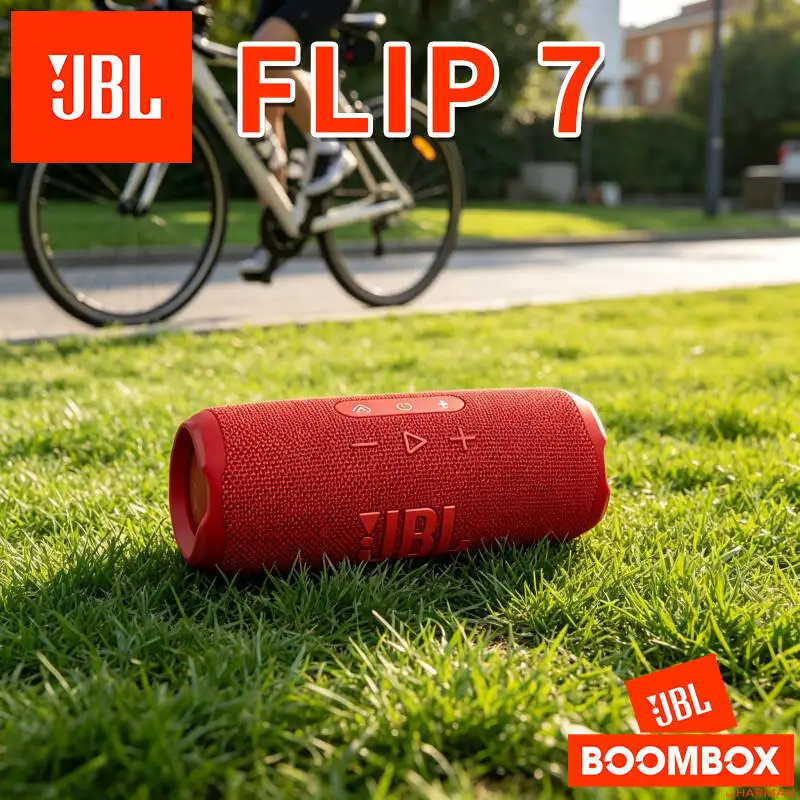 Herramienta para crear ambiente de camping salvaje: Nuevo altavoz inalámbrico JBL Flip 7 Kaleidoscope para animar la fiesta de fogata y crear una atmósfera de entretenimiento.