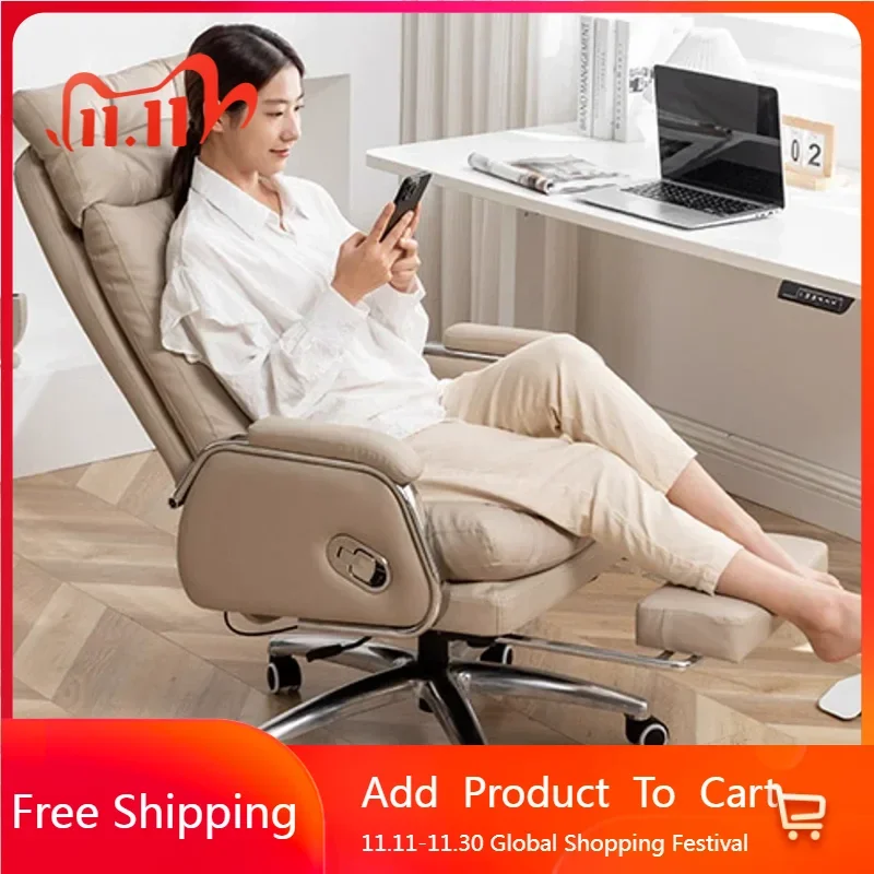 

Ergonomic Throne Office Chair Vanity Salon Swivel Study Playseat Office Chair Modern Executive Nordic Taburete Home Furniture