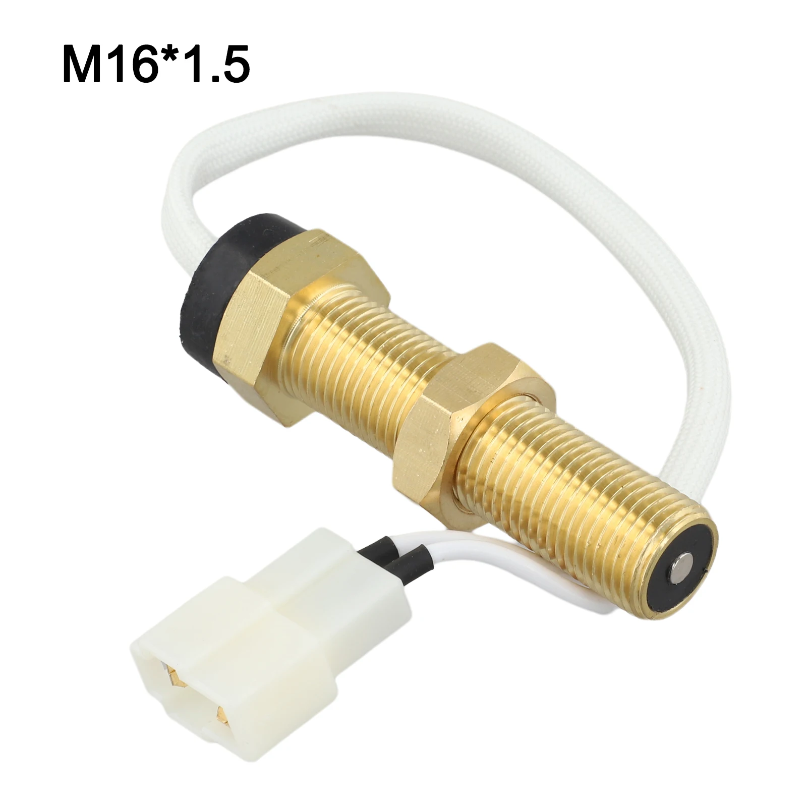 Diesel Generator Engine Speed Sensor M18*1 5 Thread Full Copper and Nickel Plated Build for Enhanced Durability