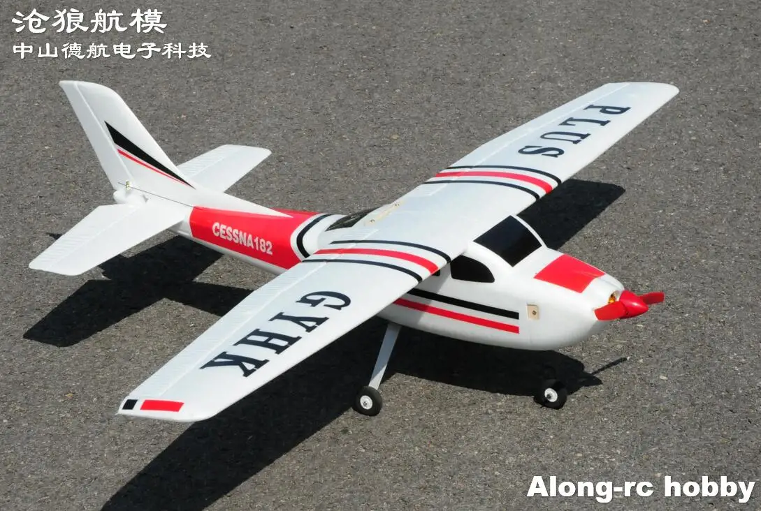 

EPO Plane RC Airplane RC Models Hobby Beginner Aircraft 4 channel 1200mm Wingspan 4CH Cessna 182 Plus Trainer kit set or PNP set