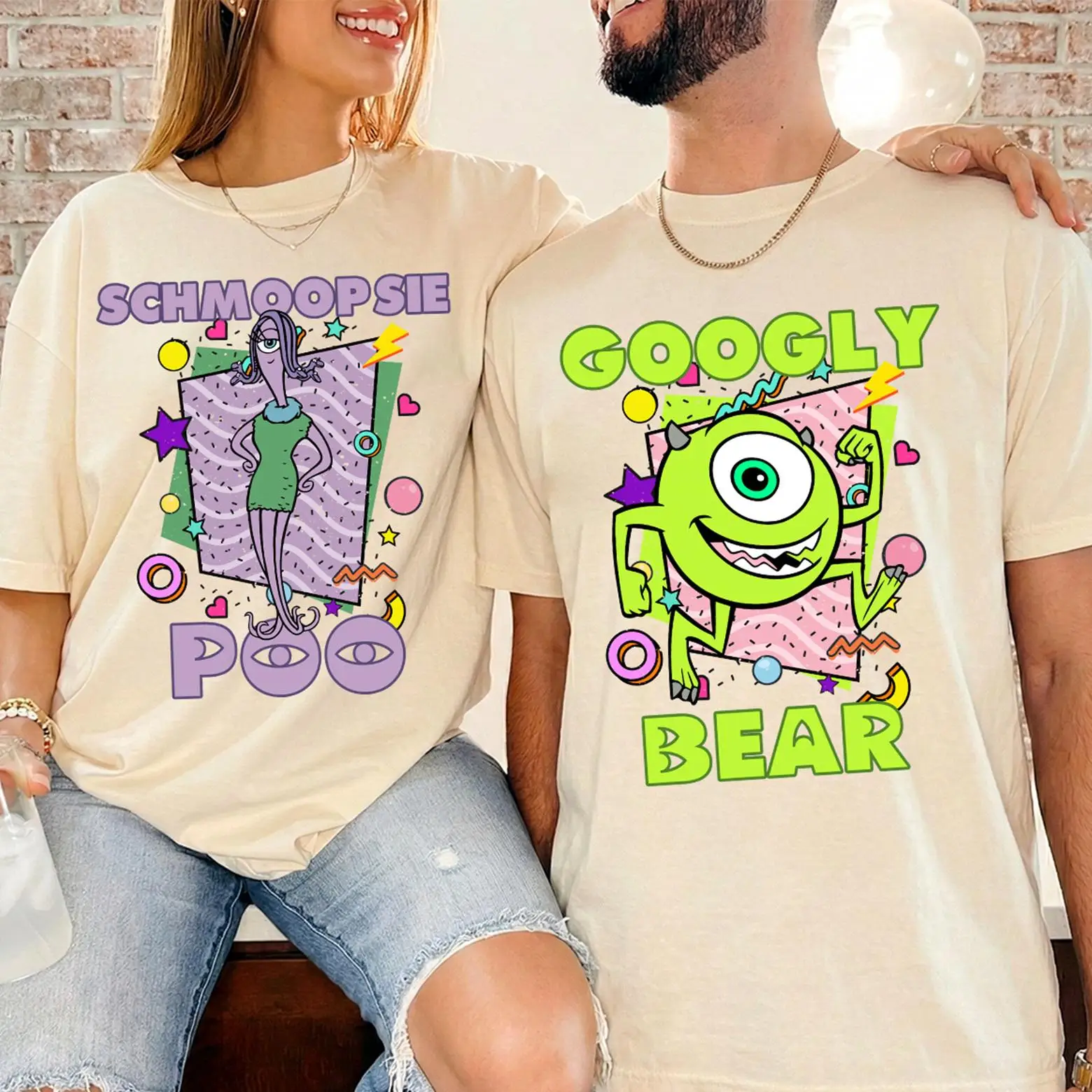 Disney "Monsters, Inc". Camiseta Celia Schmopple para fanáticos, camiseta Mike Wassky y Celia para parejas, regalo del día de San Valentín
