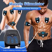 Electric Tens Muscle Physiotherapy Stimulator EMS Acupuncture Body Massage Digital Therapy Slimming Machine Electro Stimulator
