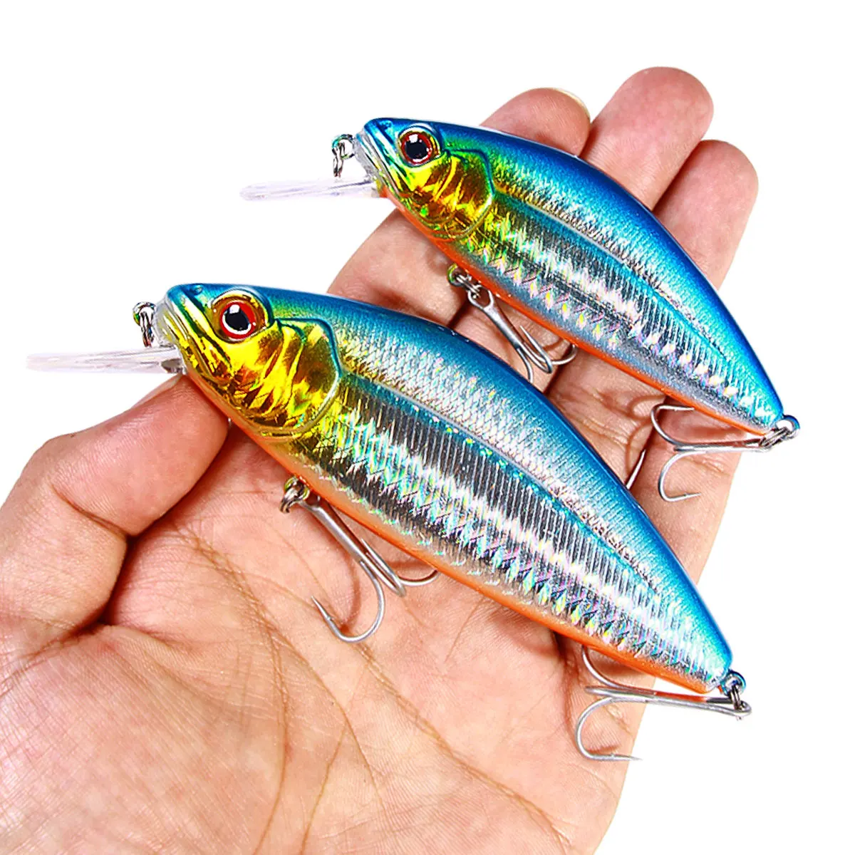 Señuelo Minnow Hundimiento Lento Mar Lanzamiento Largo - imagen 2