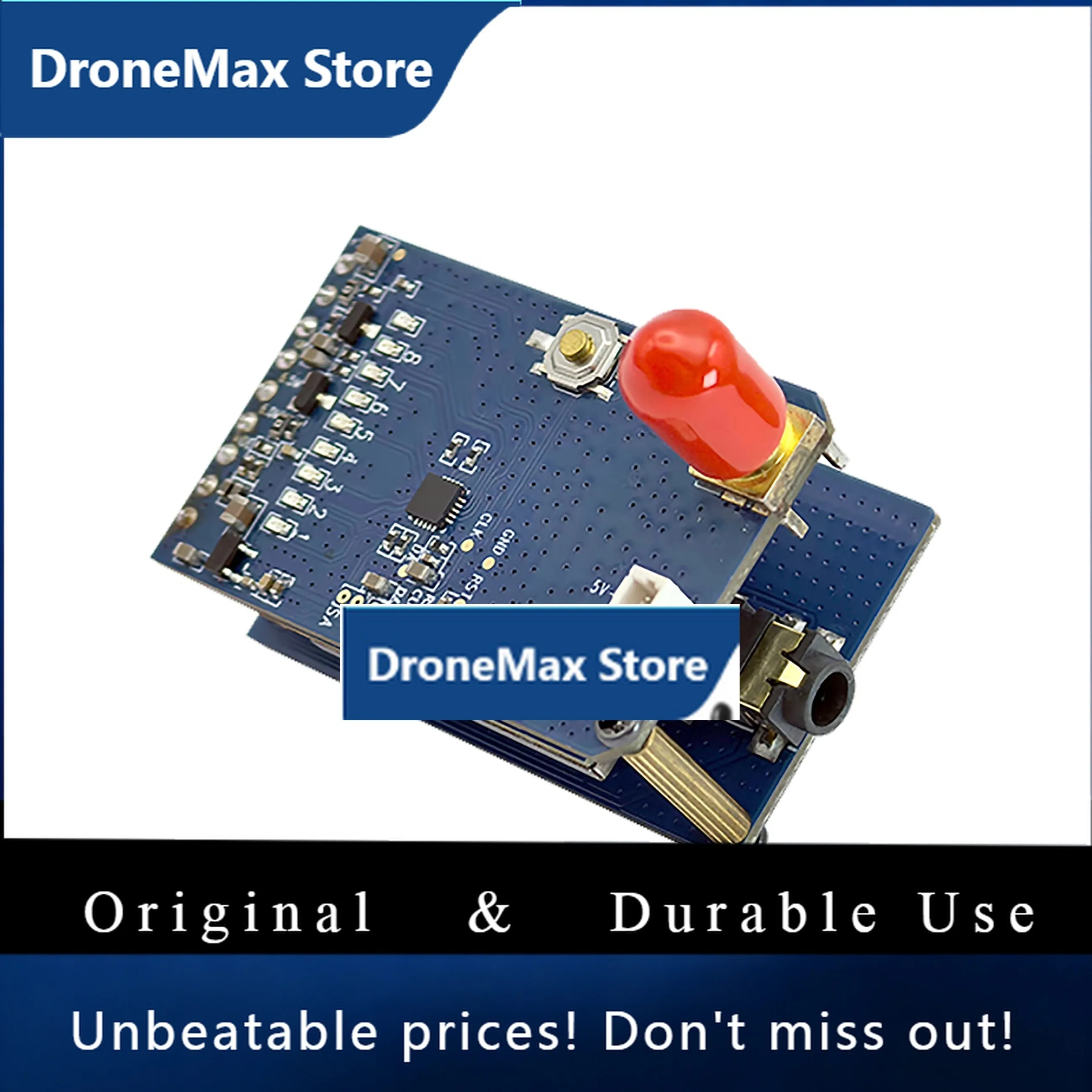 DroMa1.2G/1.3G 9CH VRX FPV Wireless Image Transmission Receiver For Video Glasses Analog Display MATEKSYS VRX-1G3-V2 Upgraded Ve