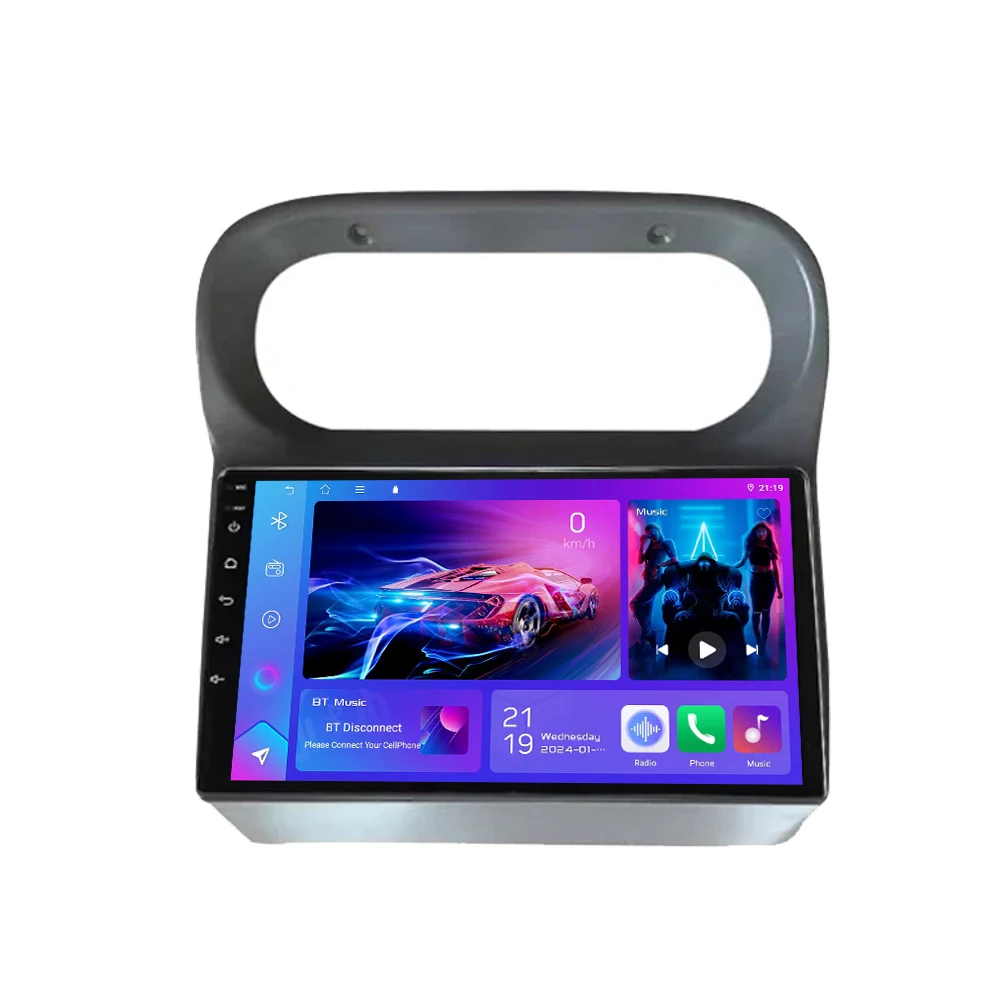 Autoradio Auto Android 16 Voor Renault Twingo 2005 2006 2007 2008 2009 2010 2012 2013 Multimedia Video Player Gps-navigatie 2din - afbeelding 2