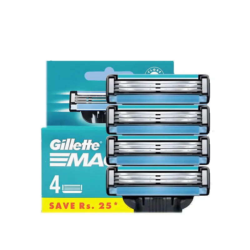 Gillette Mach 3 Maquinillas de afeitar o cuchillas Cuchillas de afeitar clásicas Cuchilla de afeitar recta de seguridad para hombres Barba Cuchillas Afeitadoras