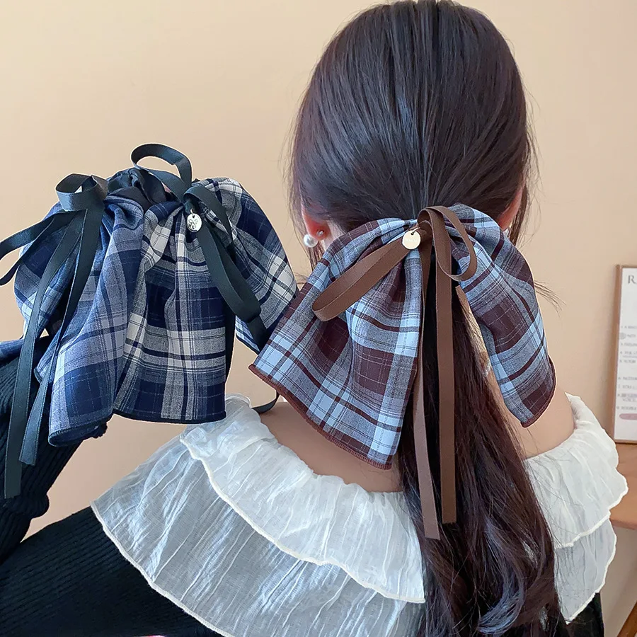 ยางรัดผมผ้าตาข่ายประดับโบว์สำหรับผู้หญิงและเด็กผู้หญิง สไตล์หวานอเนกประสงค์ พร้อมพู่จีบระบาย ดีไซน์เก๋มีเอกลักษณ์ อุปกรณ์เสริมผมสุดหรู เหมาะเป็นของขวัญ