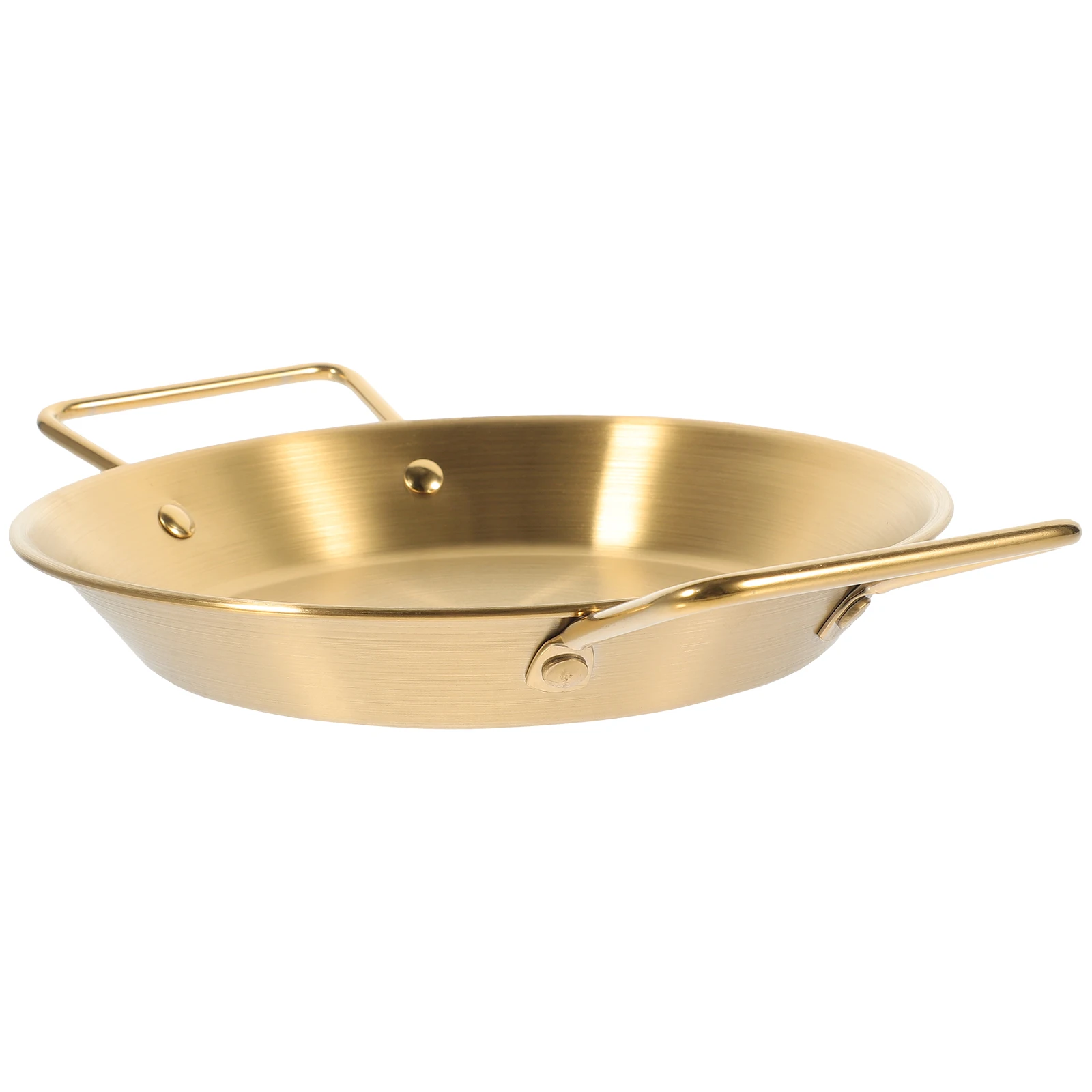 

Stainless Steel 20cm Golden Binaural Frying Pan Non stick Saucepan Cooking Pots Grilled Meat Pan Kitchen Barware