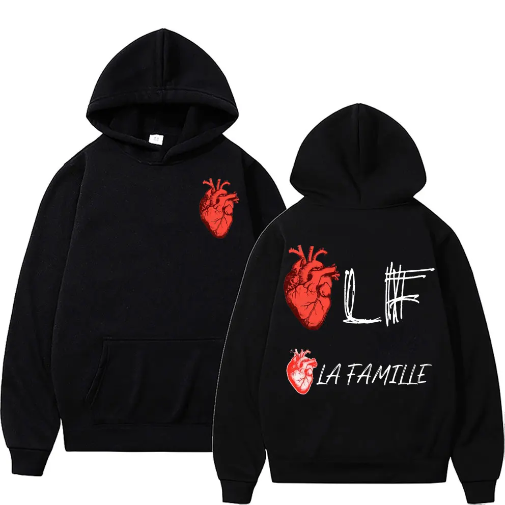 

Lf La Tamille Hoodie Le Monde Chico Album PNL The Family Rap Hooded Sweatshirt Hip-Hop Men Women Hoodies Oversized Streetwear