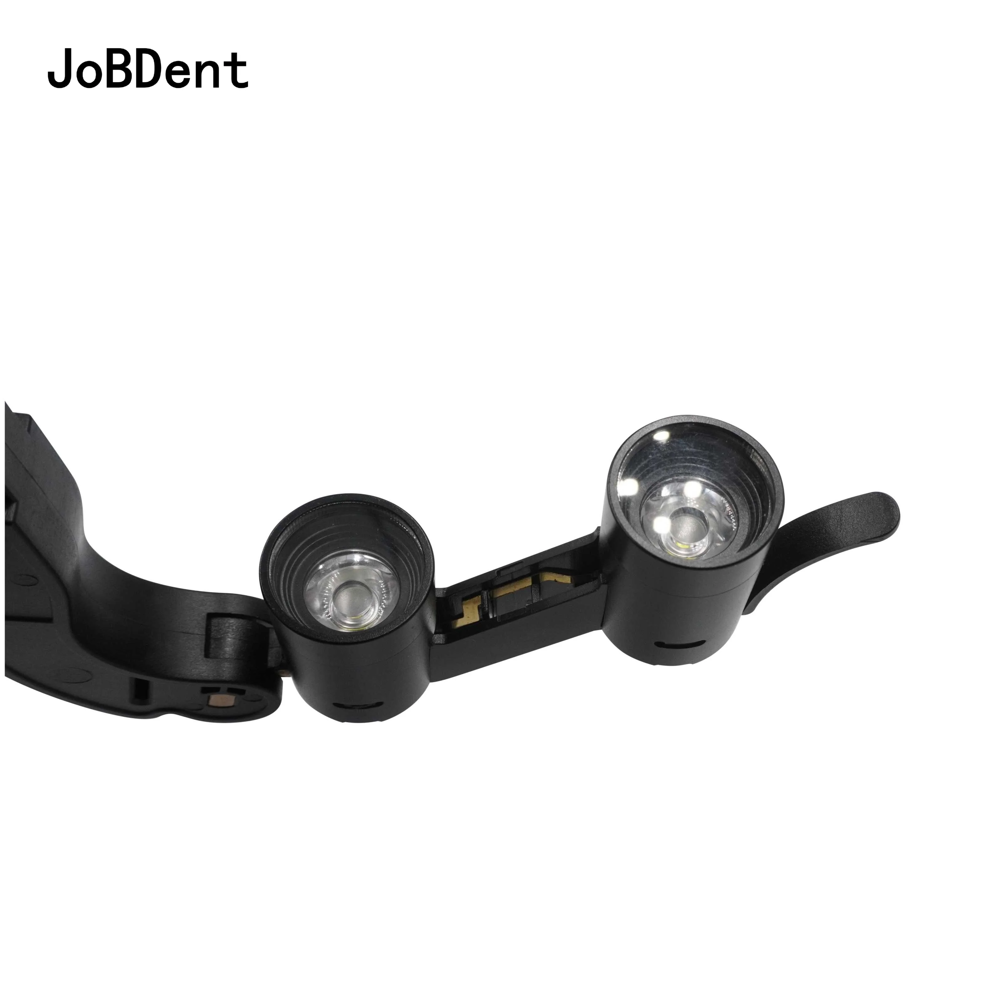 Dental LED Headlight Lamp 5W Dentist Surgical Headlamp Wireless Binocular Loupes 2.5/3.5 Headband Adjustable Dentistry Magnifier