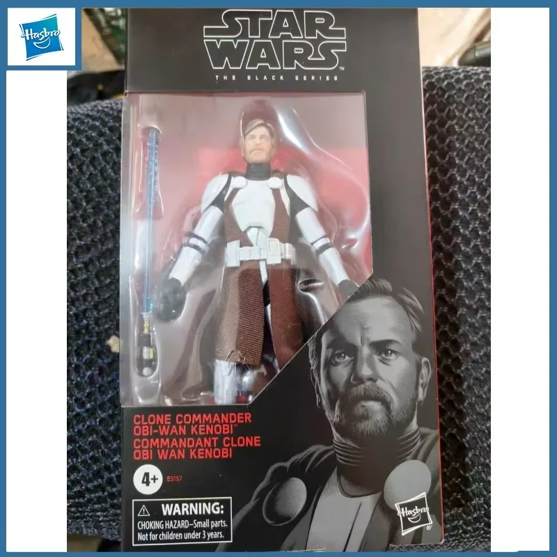 

Genuine Hasbro Star Wars Black System Obi-Wan Kenobi 6 Inches Action Figure Collectible Model Ornaments for Boys Gift Toys
