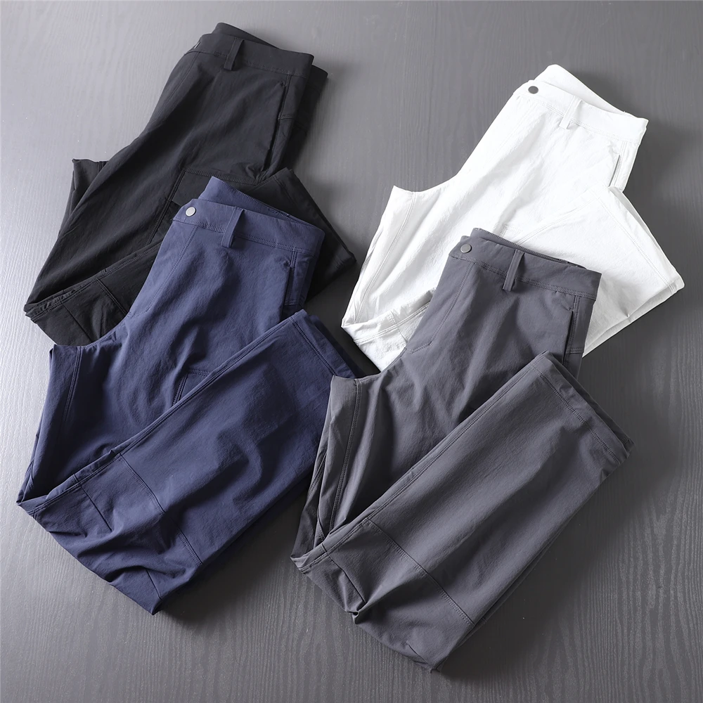 

Men's Outdoor Workwear Trousers Windproof Waterproof Straight Leg Casual Pants Tee Dimensional Cutting Tactical Function Sle