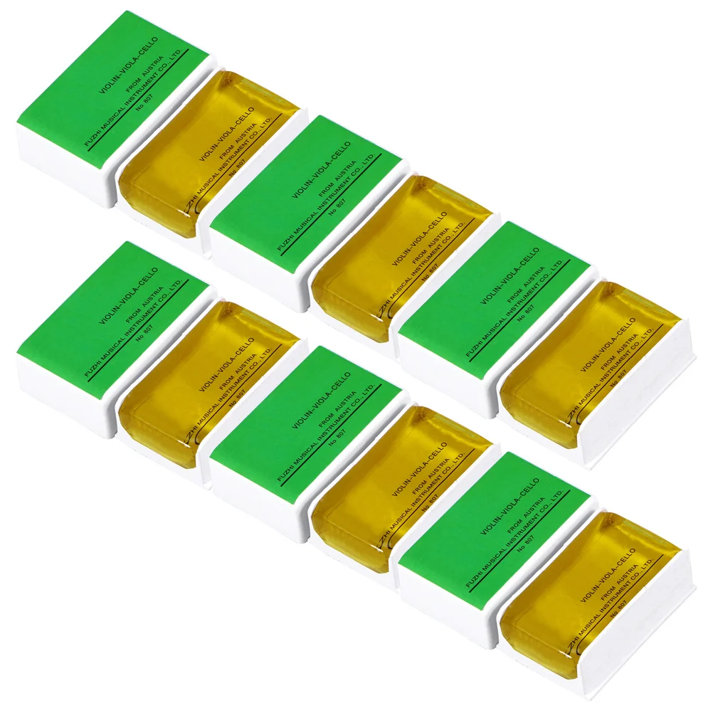 

6 pcs Violin Rosin Block Natural For Stringed Instrument Bow Viola Cello Erhu Bowed Strings Clear Sound