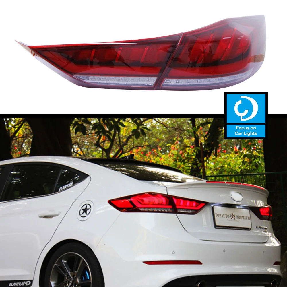 

Taillights Styling for Hyundai Elantra Tail Lights 2017-2018 New Elantra MD Tail Light LED DRL Running Signal Brake Reversing